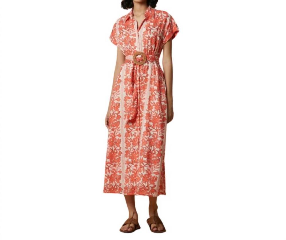 NEW RO'S GARDEN catherine dress in orange serendipia